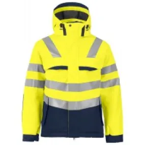 Projob 6422 Jas - ISO 20471 Klasse 3 Geel/Marine